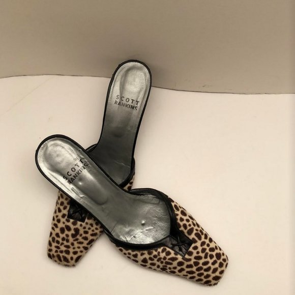 SCOTT RANKINS LEOPARD CALF SKIN SHOES SIZE 10 - Picture 2 of 6